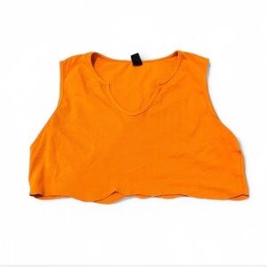 SHEIN Bright Orange Crop Top